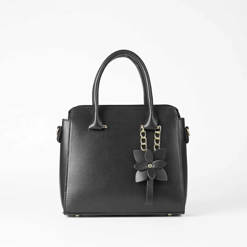 imgi_27_black5_9ff30586-964b-4968-99d8-dfc58cb56896 Women’s Black Floweret Shoulder Bag - Image 1