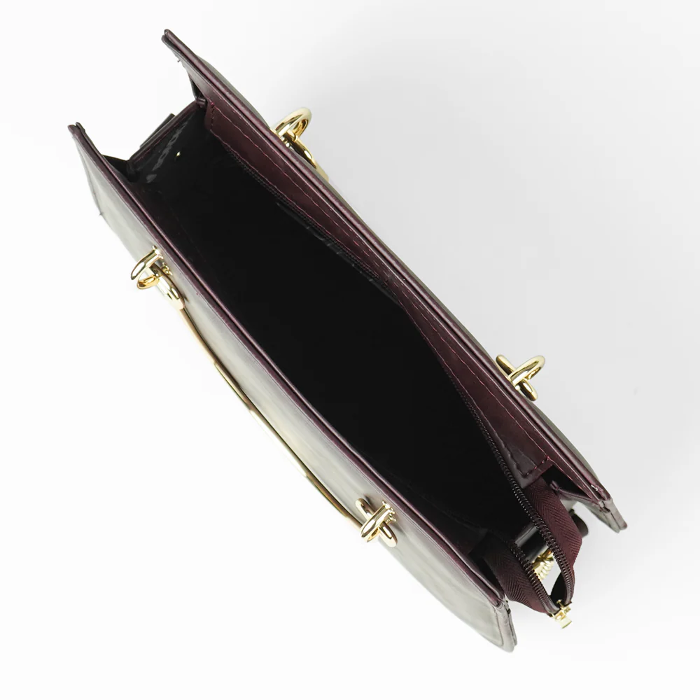 imgi_29_maroon_3_2e3b8109-752c-4589-85b1-545b3848a482 Women’s Brown Corvette Handbag - Image 3