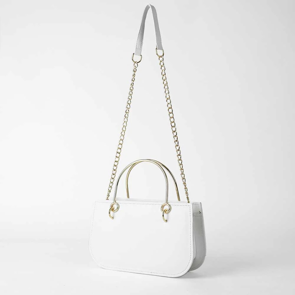 imgi_29_whiteplain3 Women’s White Corvette Handbag - Image 2