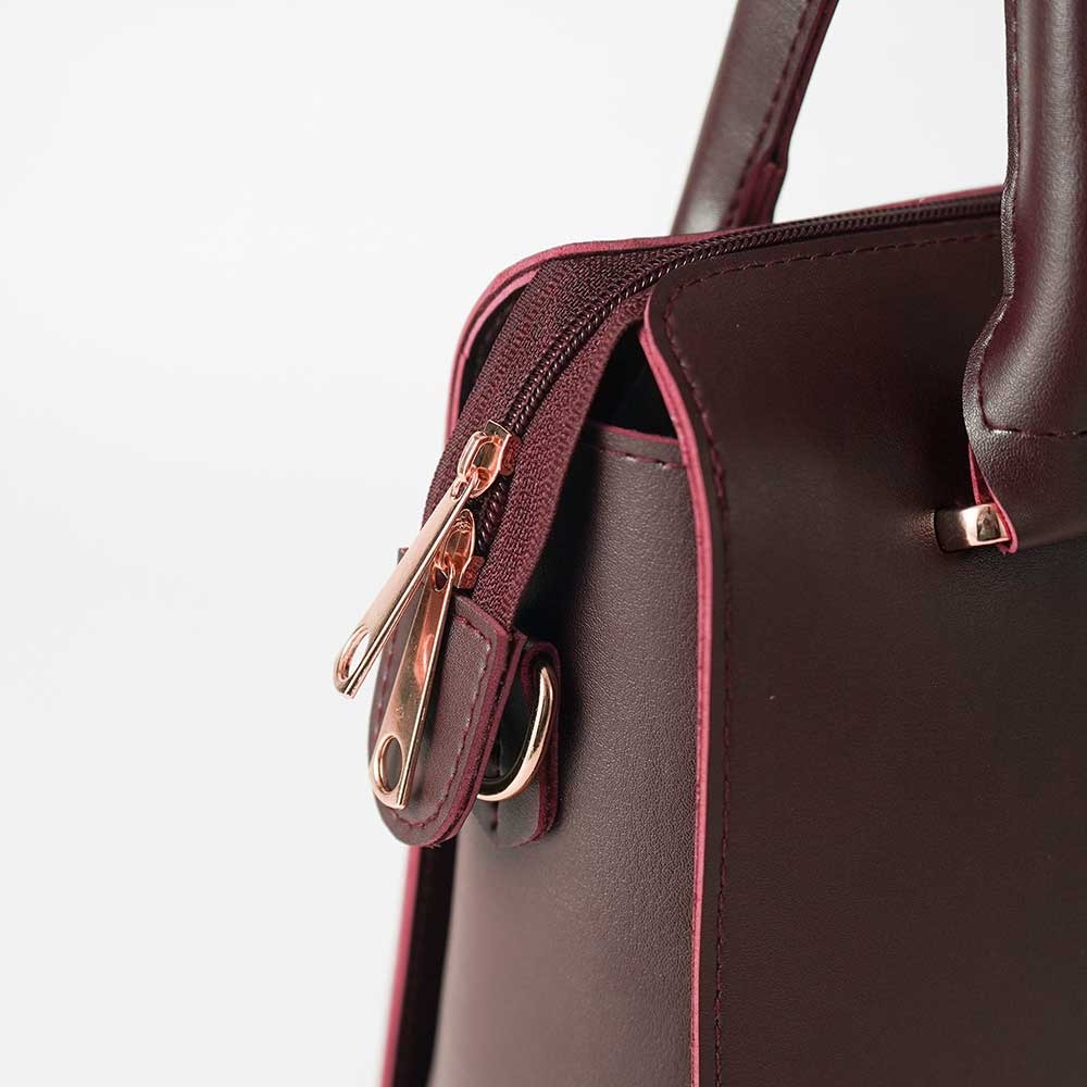 imgi_40_Newbagmaroon5 Women’s Brown Floweret Shoulder Bag - Image 4
