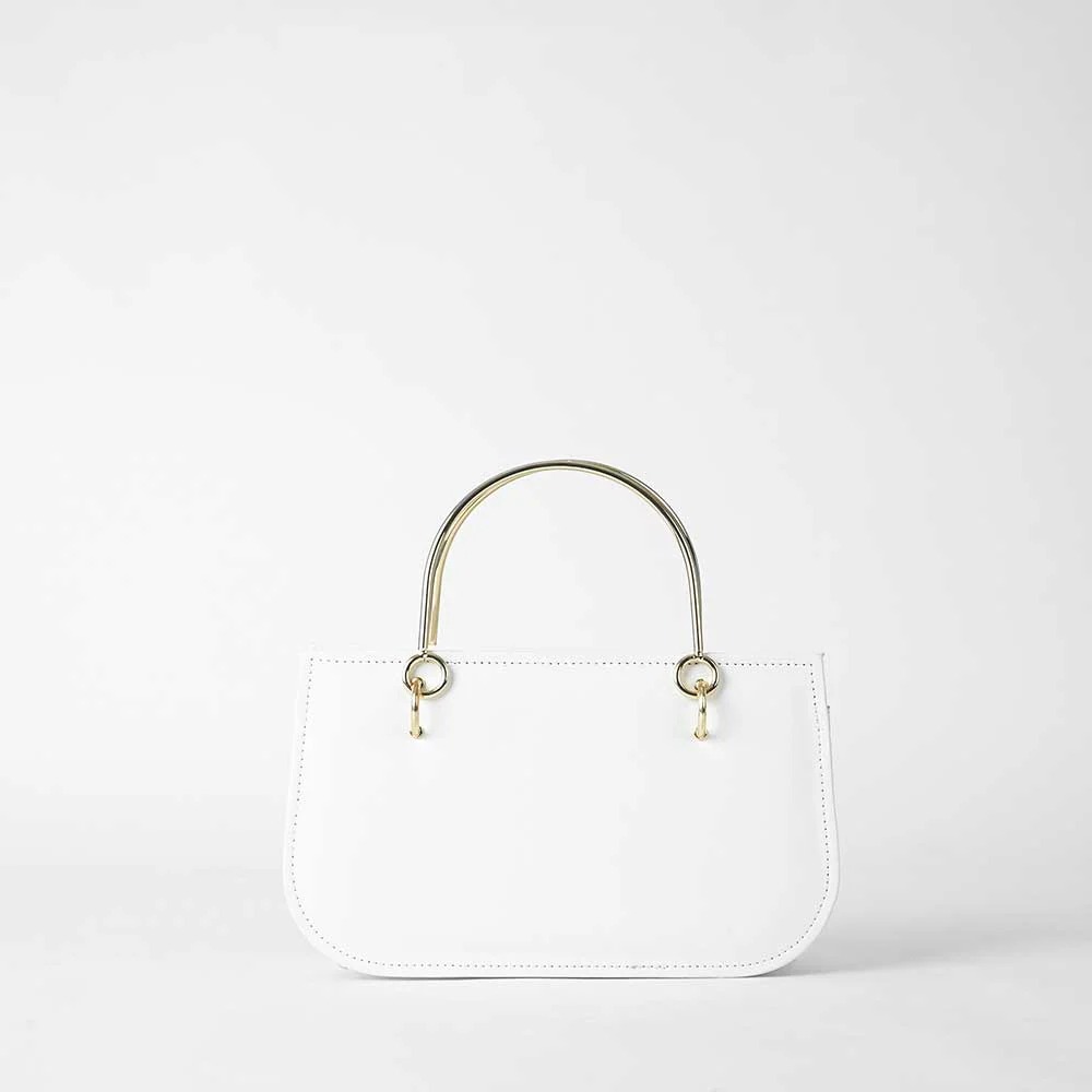 imgi_98_whiteplain4 Women’s White Corvette Handbag - Image 1